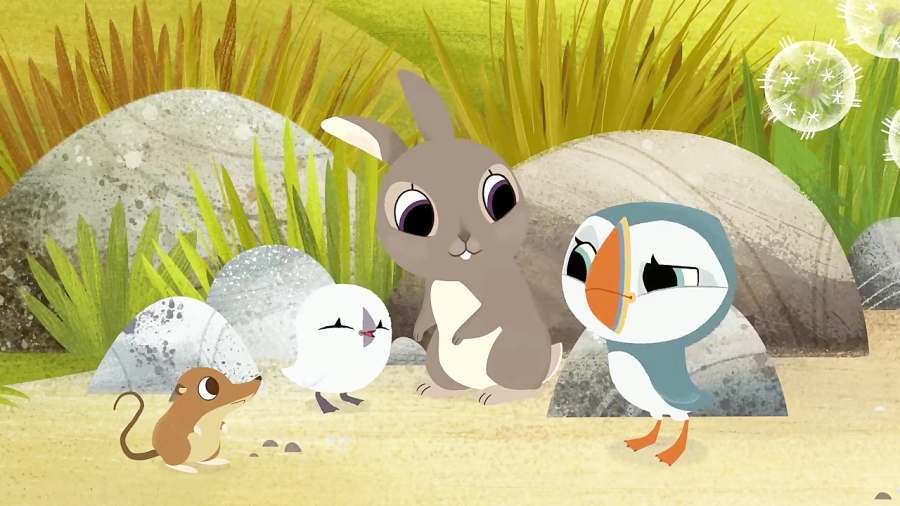 انیمیشن صخره پافین ها Puffin Rock - فصل 1 قسمت 9 ( 25 تا 27 )